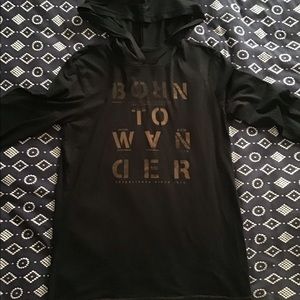 Long sleeve shirt with hood by epic threads